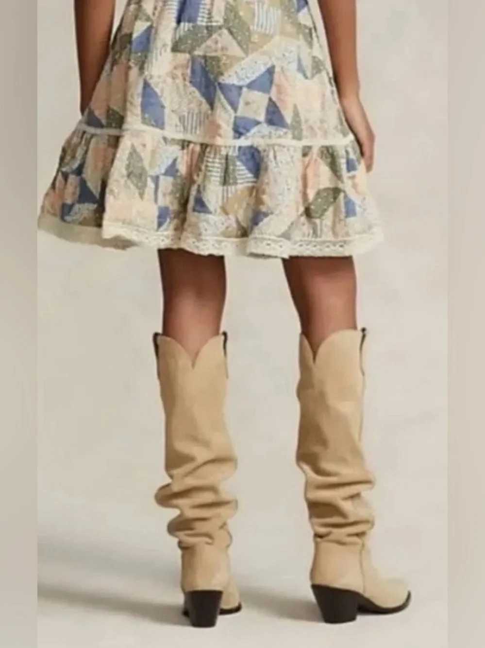 POLO By RALPH LAUREN Suede Tall Western Boot